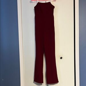 Burgundy Jumpsuit - Women